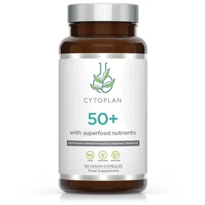 Multivitamiinide ja mineraalainete kompleks 50+ vanusele, Cytoplan, 60 kapslit