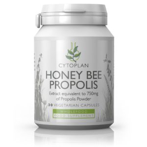 TUGEVATOIMELINE  KOMPLEKS TARUVAIGU EKSTRAKTIGA, Cytoplan Honey Bee Propolis, 30 kapslit