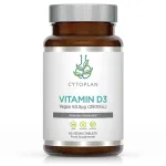 VITAMIIN D3 TAIMETOITLASTELE, Cytoplan Vitamin D3 Vegan, 60 tabletti