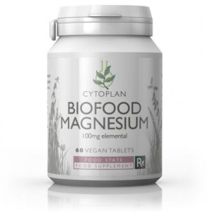 MAGNEESIUMI TOIDULISAND PROBIOOTIKUMI JA AMINOHAPPEGA, Cytoplan Biofood Magnesium, 60 tabletti