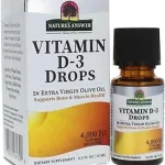 VITAMIIN D3 tilgad 4000IU oliiviõliga, 15ml, Nature´s Answer