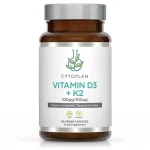 VITAMIINID D3+K2, 60 kapslit, Cytoplan