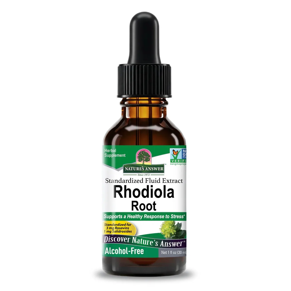 Nature's Answer Rhodiola Extract, alkoholivaba, 30 ml