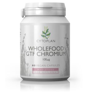 KROOM, Cytoplan Wholefood GTF Chromium, 60 kapslit