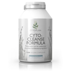 PSHYLLIUM HUSK e. INDIA TEELEHE SEEMNEKESTA JA BETONIITSAVI SOOLESTIKKU PUHASTAV PULBER, 120 kapslit, Cytocleanse Formula, Cytoplan