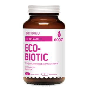 ECOBIOTIC- PROBIOOTIKUMID VÄIKELASTELE (0-6.a.), 90 kapslit, Ecosh