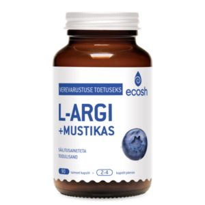 L-ARGINIIN + MUSTIKAS, 90 kapslit, Ecosh