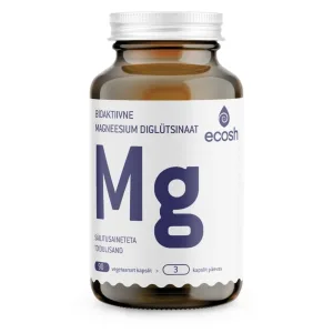 MAGNEESIUM GLÜTSINAAT – bioaktiivne, 90 kapslit, Ecosh