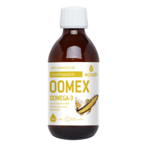 OOMEX – OOMEGA 3 APELSINIMAITSELINE, Ecosh Life Oomex orange flavored, 300ml