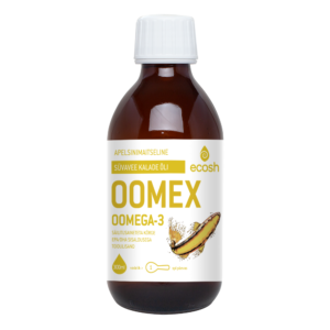 OOMEX – OOMEGA 3 APELSINIMAITSELINE, 300ml, Ecosh