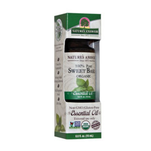 BASIILIKU EETERLIK ÕLI, Nature’s Answer Oil Basil, 15ml