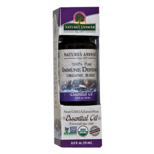 ORGAANILINE IMMUUNSUSE KAITSE EETERLIK ÕLI, Nature’s Answer Organic Immune Defense, 15ml