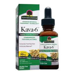 KAVAPIPRA EKSTRAKT KAVA-6, Nature’s Answer Kava-6, 30 ml