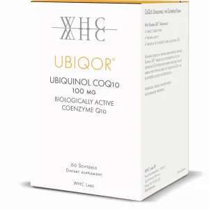 KOENSÜÜM Q10 – ubikinool, 60 geelkapslit. WHC UBIQOR Ubiquinol CoQ10