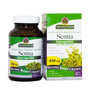 SENNA LEHT, Nature’s Answer Senna leaf, 90 kapslit