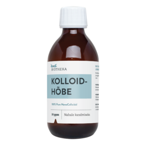 KOLLOIDHÕBE, Biotheka colloidal silver, 300 ml