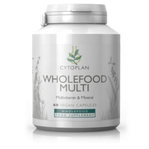 MULTIVITAMIINIDE JA MINERAALIDE SEGU, Cytoplan Wholefood multi, 60 kapslit