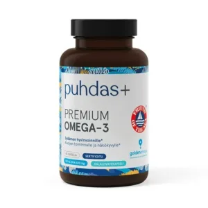 Premium oomega-3, 90 kapslit, Puhdas+