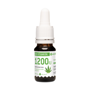 VITAMIIN D3, 1200-IU TILK, KANEPIÕLIGA, 10ml, Ecosh