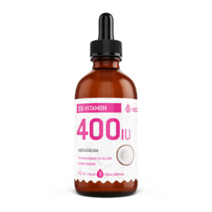 VITAMIIN D3 400IU TILK, LASTELE, KOOKOSÕLIGA, 30ml, Ecosh