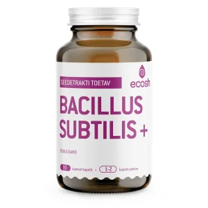 BACILLUS SUBTILIS Plus – seedetrakti toetav, 90 kapslit. Ecosh