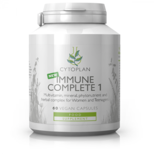 Immuunsüsteemi kompleks naistele ja teismelistele, Cytoplan Immune Complete 1, 60 kpsl