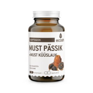 MUST PÄSSIK+MUST KÜÜSLAUK, 90 kapslit, Ecosh