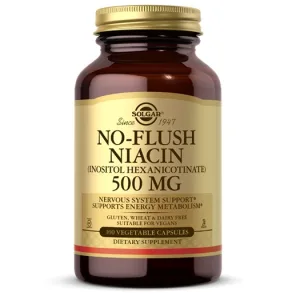 No-Flush Niatsiin 500mg, 50 kapslit, Solgar