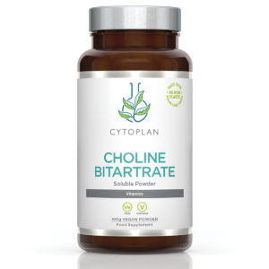 Cytoplan Choline Bitartrat, Koliin bitartraat, 100g pulber