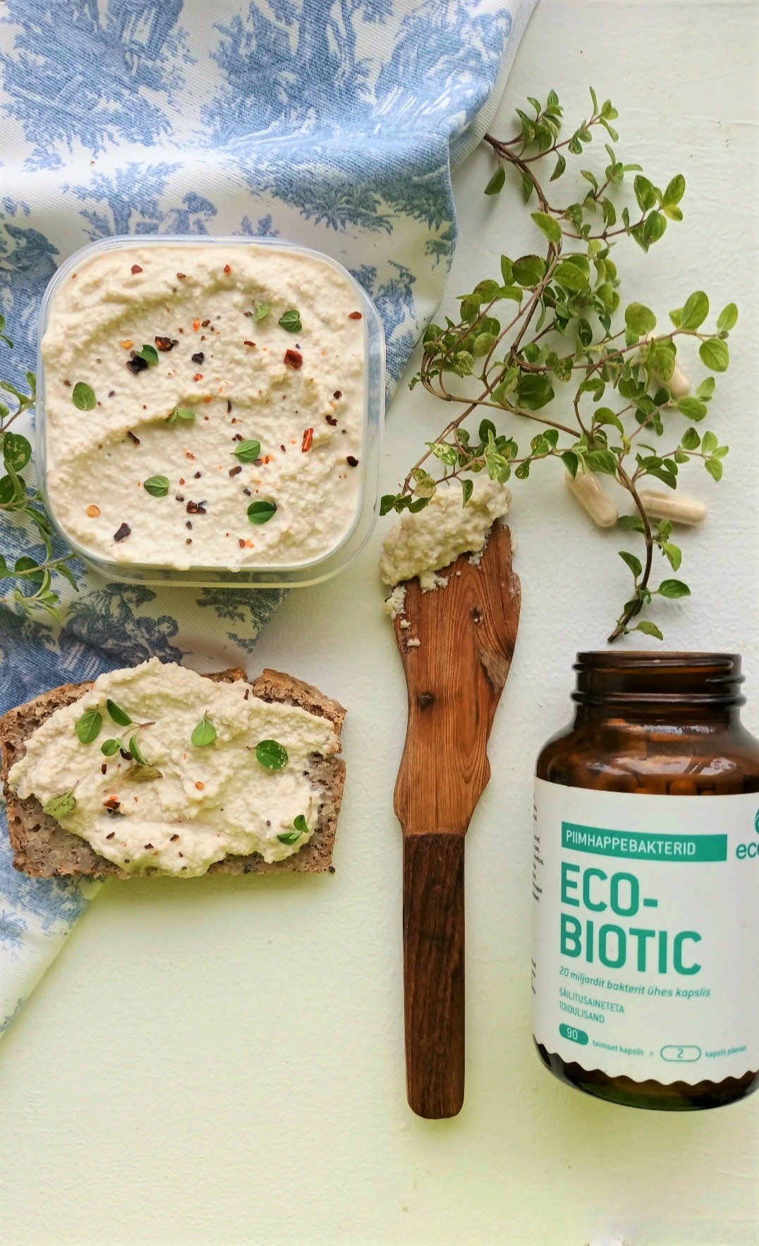 Read more about the article Retsept: Probiootikumid pähkli „toorjuustus”