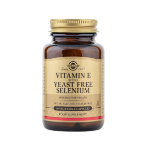 Vitamiin E + Seleen (pärmivaba), 50 kapslit, Solgar