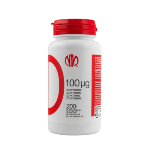 Vitamiin D3 100 mcg, 200 kapslit, Natura Media