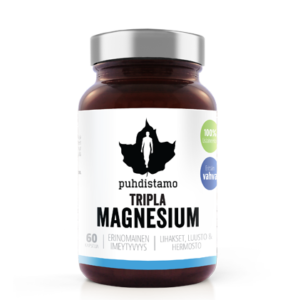 Tripla Magneesium, 60 kapslit, Puhdistamo