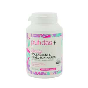 Kollageen & Hyaluron + vitamiin C, 120 kaps, Puhdas+