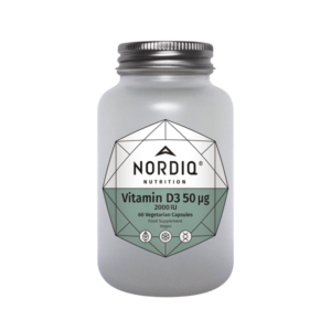 Vitamiin D3 2000IU, 60 kaps, NORDIQ Nutrition