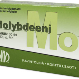 Molybdeen, 60 tabletti, Natura Media