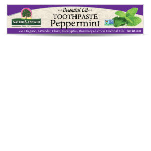 Nature’s Answer Essential Oils Peppermint Toothpaste, Naturaalne eeterlike õlidega hambapasta, 225g