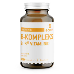 BIOAKTIIVNE B-KOMPLEKS, 90 kapslit, Ecosh