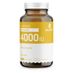 LIPOSOOMNE D3-VITAMIIN, 90 kapslit, Ecosh
