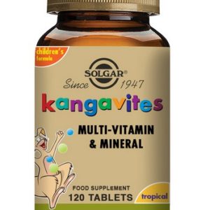 Multivitamiini ja mineraalainete närimistabletid lastele, puuviljamaitselised, 120 tabletti, Solgar