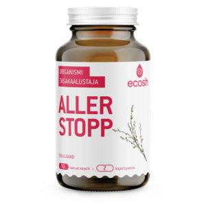 ALLER STOP -toetab immuunsüsteemi allergeenidega toimetulekul, 90 kapslit, Ecosh