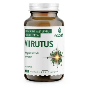 VIIRUTUS – organismi vastupanuvõimet toetav, 90 kapslit. Ecosh
