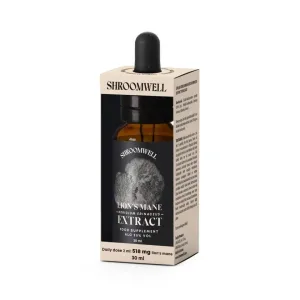 Lion´s Mane ekstrakt, 30ml, Shroomwell