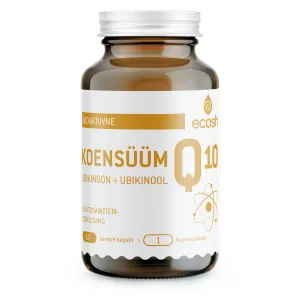 KOENSÜÜM Q10 ubikinoon + ubikinool, 60 kapslit, Ecosh