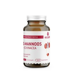 D-Mannoos + Echinacea – põie tööd toetav, 60 kapslit, Ecosh