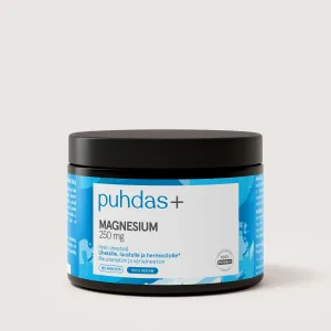 Magneesiumi pulber 250 mg, (200 g). Puhdas+