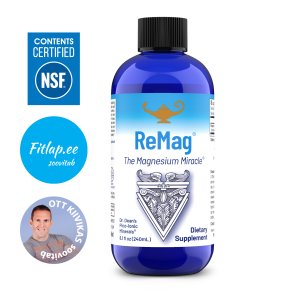 ReMag® Liquid Magnesium – toidulisand magneesiumiga, 240 ml. RnA ReSet