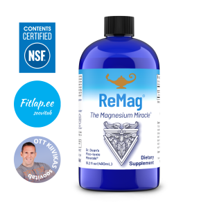 ReMag® Liquid Magnesium – toidulisand magneesiumiga, 480 ml. RnA ReSet