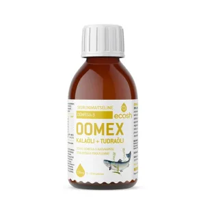 OOMEX oomega-3 kalaõli + tudraõli, 150ml, Ecosh