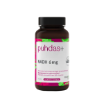 NADH 6mg – vitamiini B3 bioloogiliselt aktiivne vorm, 50 kapslit, Puhdas+